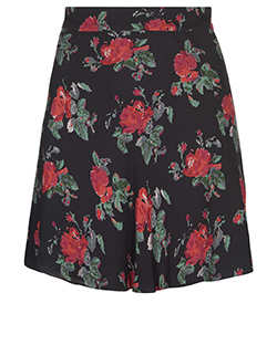 Saint Laurent Skirt, Silk, Black, 6