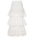 Zimmermann Tiered Crocheted Lace Midi Skirt, back view