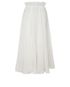 Zimmermann Ruffle Trimmed Pliss? Midi Skirt, front view