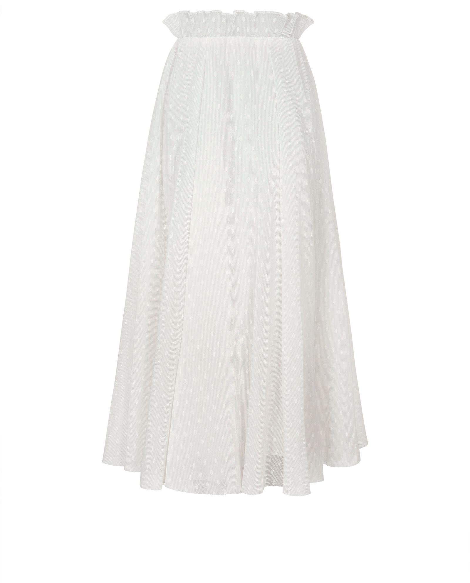 Zimmermann Ruffle Trimmed Pliss? Midi Skirt, Skirts - Designer Exchange ...