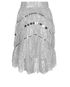 Zimmermann Lace Sequin Embellished Skirt, back view