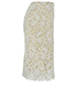 Burberry Floral Lace Skirt, side view