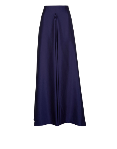 Chlo� Pleated Split Leg Maxi Palazzo Pant, front view