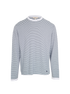Burberry Logo Embroidered Stripe Top, front view