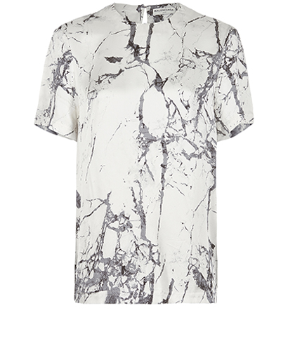 Balenciaga Marble Print Top, front view