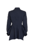 Alaia Peplum Corset Shirt, &pound;195, Clothing, Navy, Wool, Back view