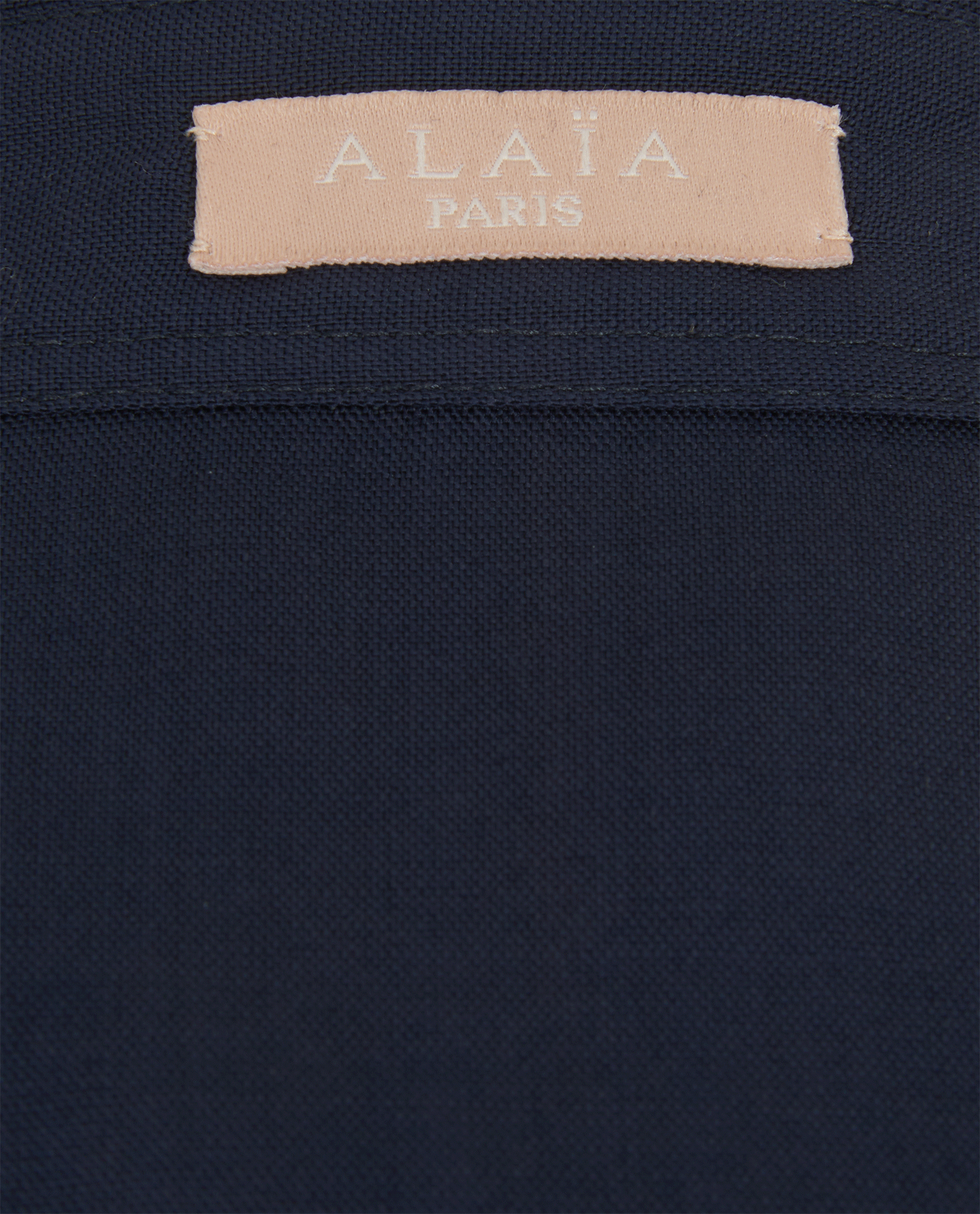 Alaia Peplum Corset Shirt, &pound;195, Clothing, Navy, Wool, Other view