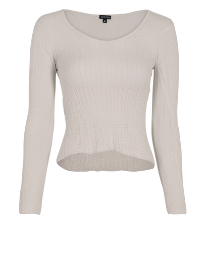 Joseph Knitted Peplum Top, front view