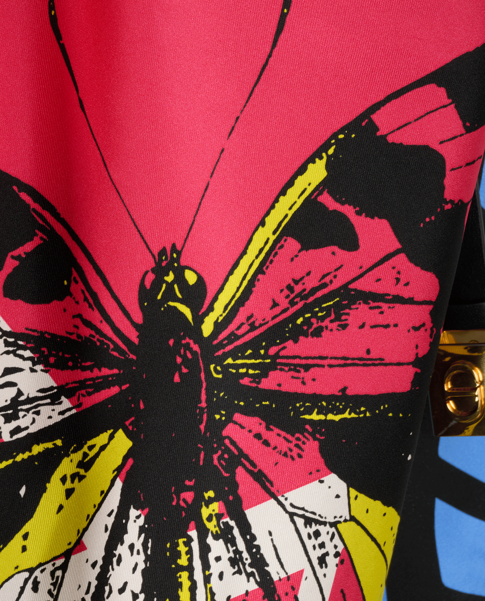 Christian Dior Butterfly Top, &pound;250, Clothing, Blue/Pink, Silk, Other view