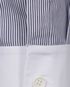 Fendi Striped High Collar Shirt, other view