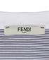 Fendi Striped High Collar Shirt, other view