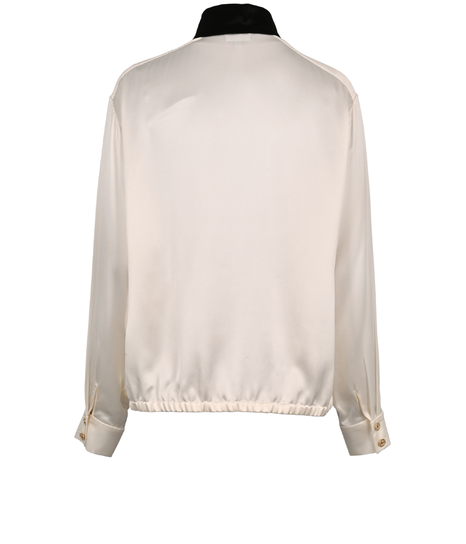 Chanel 20K Blouse, &pound;650, Clothing, Beige/Black, Silk, Back view