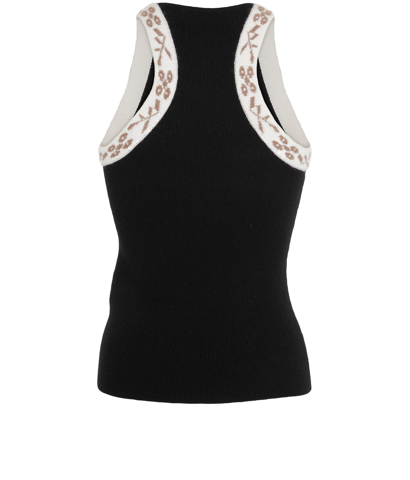 Max Mara Tank Top, &pound;110, Clothing, Black, Alpaca Wool/Cashmere, Back view