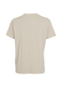 Balmain Classic Logo T-Shirt, &pound;120, Clothing, Beige, Cotton, Back view