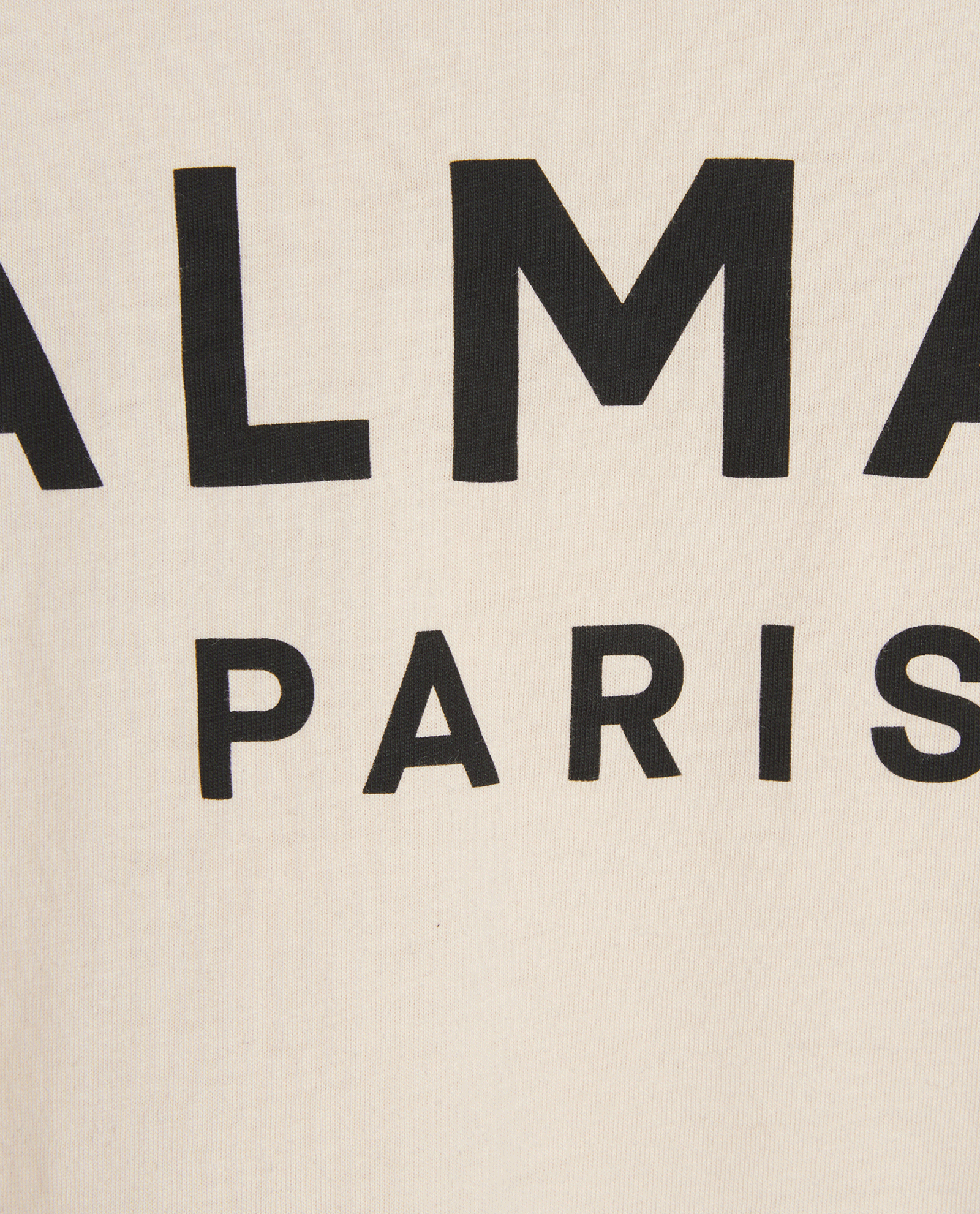 Balmain Classic Logo T-Shirt, &pound;120, Clothing, Beige, Cotton, Other view