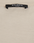 Balmain Classic Logo T-Shirt, &pound;120, Clothing, Beige, Cotton, Other view
