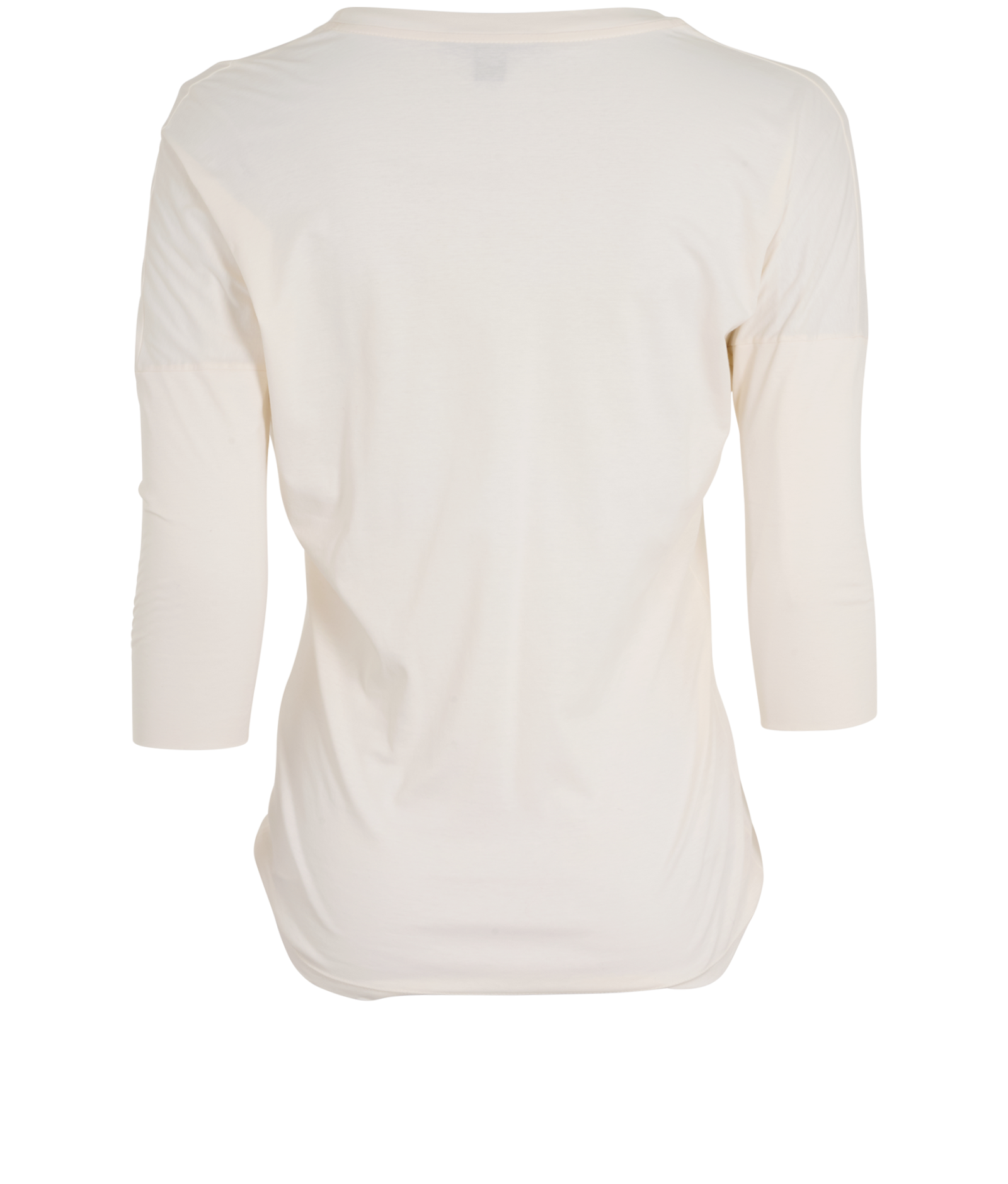 Louis Vuitton Heart Brooch V-Neck Top, &pound;120, Clothing, Cream, Cotton, Back view