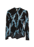 Louis Vuitton Embroidered Blouse, &pound;260, Clothing, Black, Viscose, Back view