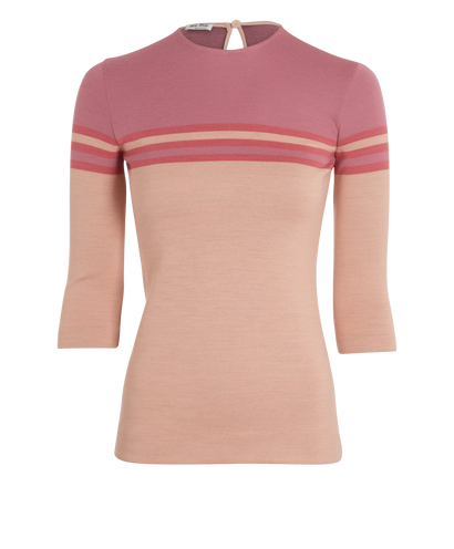 Miu Miu Striped Top, &pound;150, Clothing, Pink, Wool, Front view