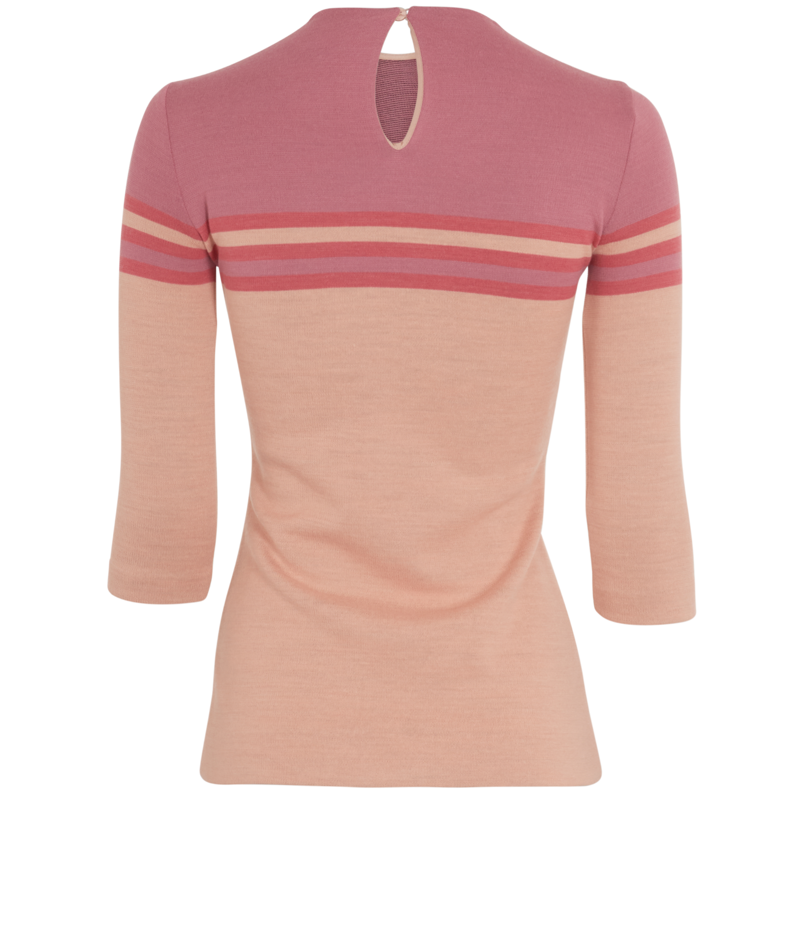Miu Miu Striped Top, &pound;150, Clothing, Pink, Wool, Back view