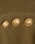 Balmain Ribbed Sleeveless Top, &pound;230, Clothing, Khaki, Viscose, Other view