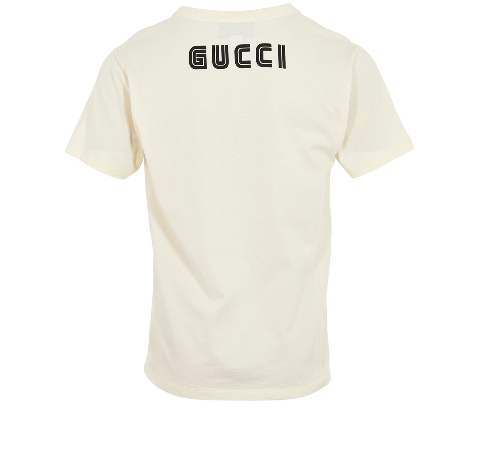 Gucci Storika T-Shirt, &pound;110, Clothing, Cream, Cotton, Back view