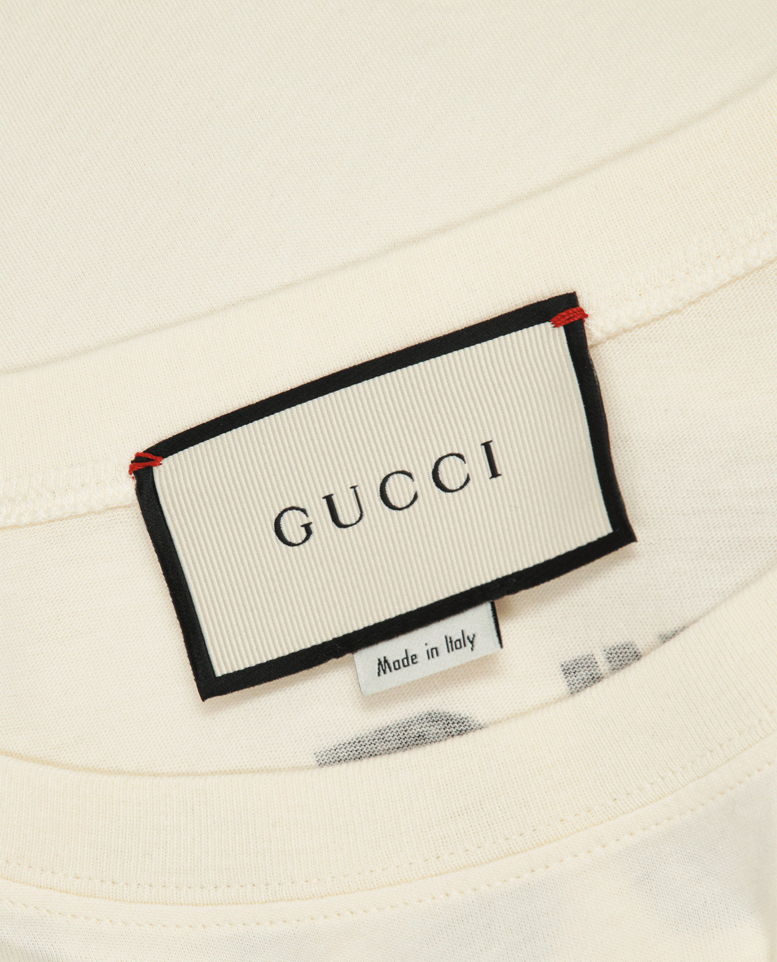 Gucci Storika T-Shirt, &pound;110, Clothing, Cream, Cotton, Other view