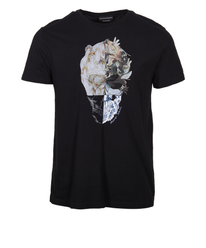 Alexander McQueen Skull T-Shirt, &pound;130, Clothing, Black, Cotton, Front view