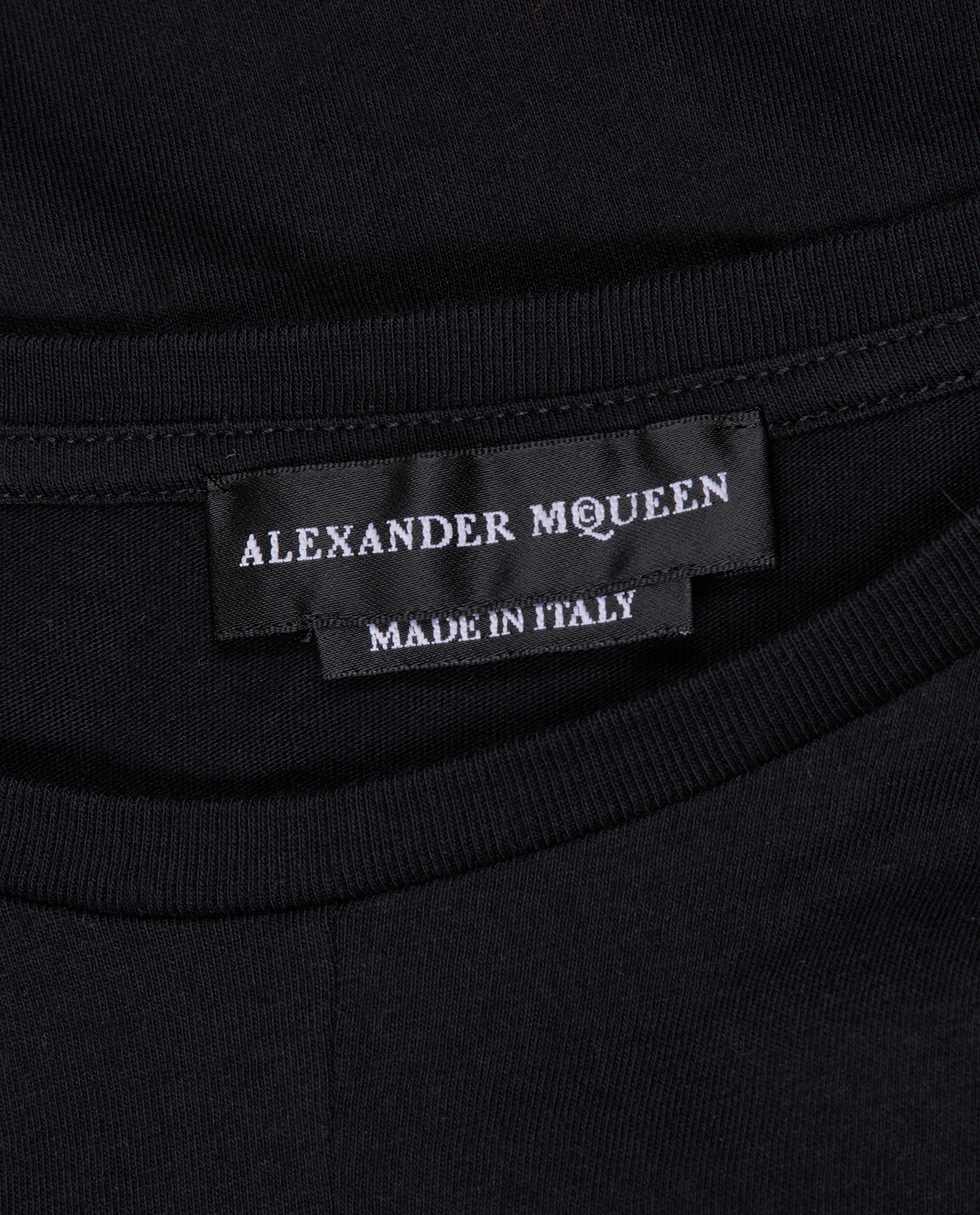 Alexander McQueen Skull T-Shirt, &pound;130, Clothing, Black, Cotton, Other view