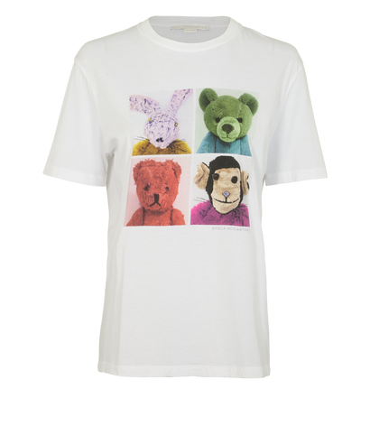 Stella McCartney Stuffed Toys T-Shirt, &pound;80, Clothing, White, Cotton, Front view