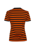 Givenchy Striped Flamingo T-Shirt, &pound;130, Clothing, Black/Orange, Cotton, Back view