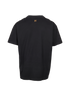 Palm Angels Burning Monogram T-Shirt, &pound;110, Clothing, Black, Cotton, Back view