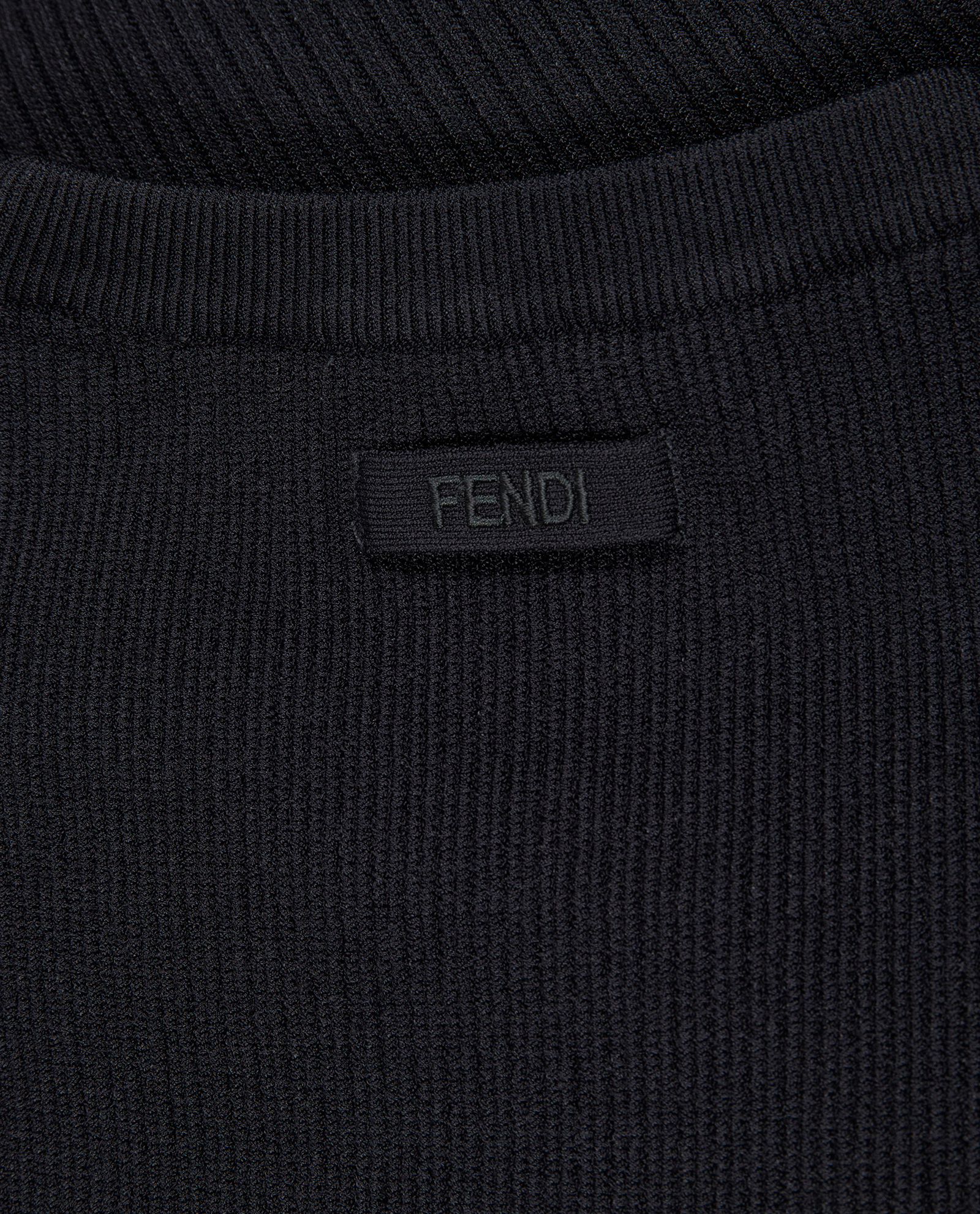 Fendi Knit T-Shirt, &pound;175, Clothing, Black, Viscose, Other view