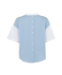 Gucci Logo Embroidered Layered T-Shirt, &pound;150, Clothing, Blue/White, Cotton, Back view
