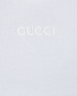 Gucci Logo Embroidered Layered T-Shirt, &pound;150, Clothing, Blue/White, Cotton, Other view