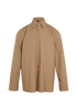 Gucci Logo Classic Shirt, &pound;175, Clothing, Beige, Cotton, Front view