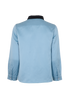 Miu Miu Two Tone Shirt, &pound;195, Clothing, Black/Blue, Silk, Back view