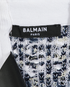 Balmain Crop Top, &pound;110, Clothing, Blue/White, Cotton/Viscose, Other view