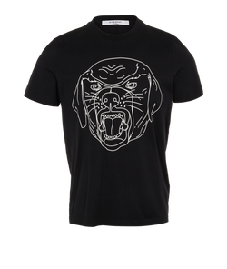 Givenchy Rottweiler T-Shirt, Mens, Cotton, Black, Sz S, 2*