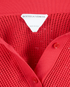 Bottega Veneta Technical Mesh Polo Top, &pound;150, Clothing, Red, Cotton/Polyester (Polymer), Other view