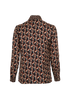 Gucci Interlocking G Chain Shirt, &pound;295, Clothing, Black/Brown, Silk, Back view