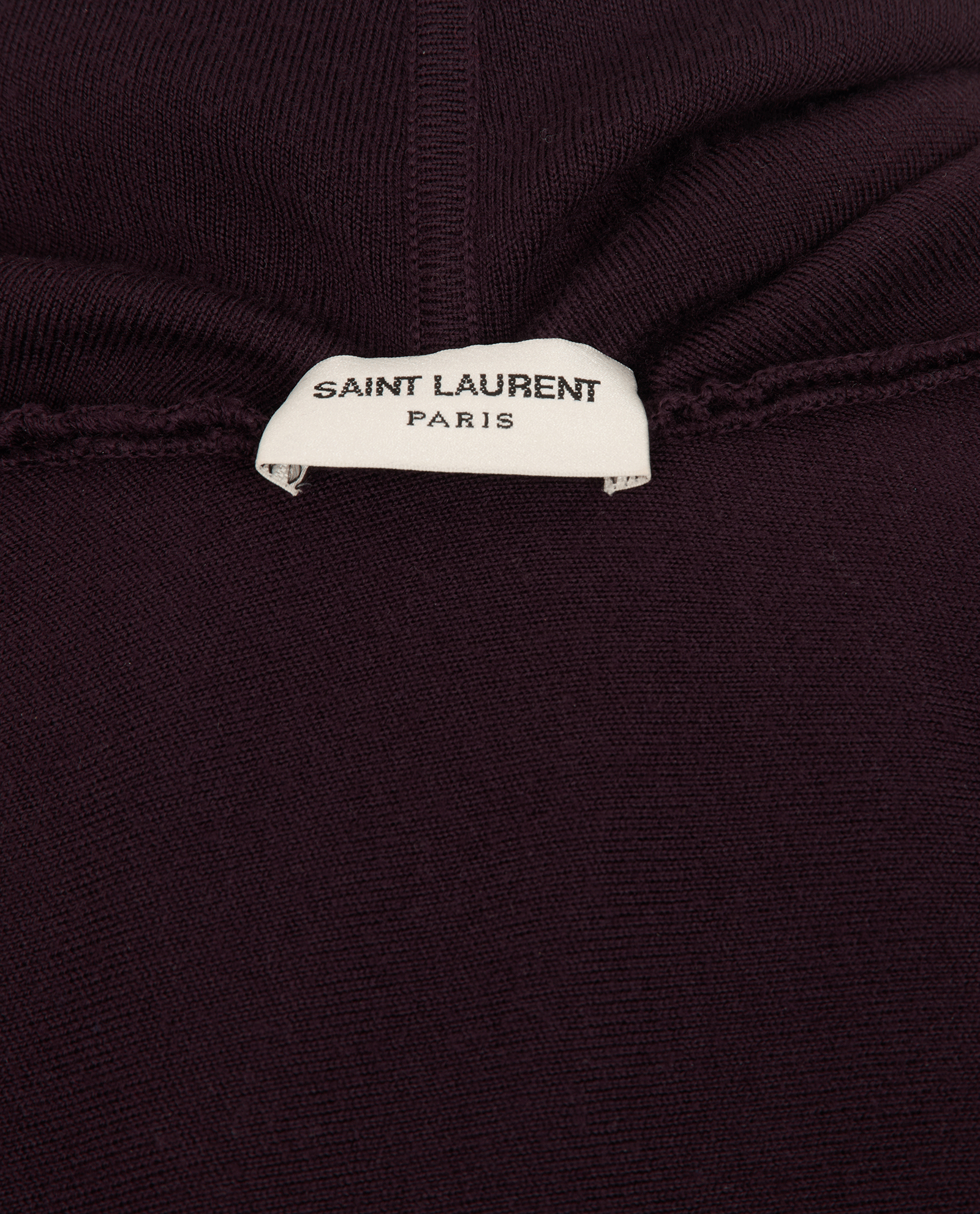 Saint Laurent Cross Over Top, &pound;450, Clothing, Burgundy, Wool, Other view