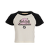 Gucci Logo T-Shirt, &pound;150, Clothing, Black/White, Cotton, Front view