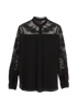 Alexander McQueen Lace Shirt, &pound;220, Clothing, Black, Silk, Back view