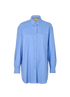 Gucci GG Supreme Oxford Shirt, &pound;350, Clothing, Blue, Cotton, Front view