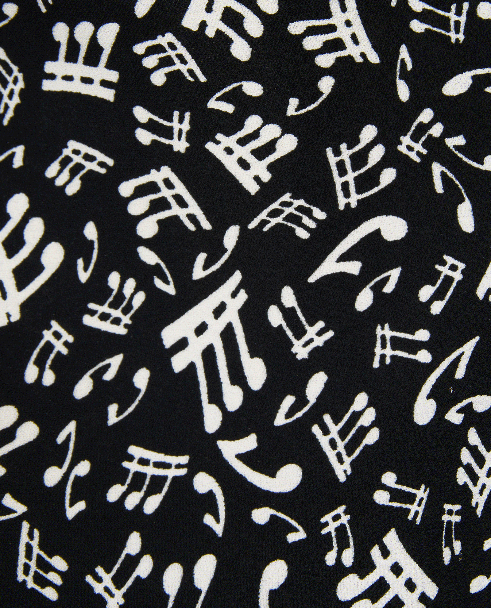Miu Miu Music Note Blouse, &pound;190, Clothing, Black, Viscose, Other view
