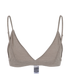 Joseph Stretched Bralette, &pound;90, Clothing, Taupe, Cashmere, Back view