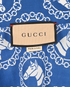Gucci Neck Tie Horse Print Shirt, &pound;220, Clothing, Blue, Cotton, Other view
