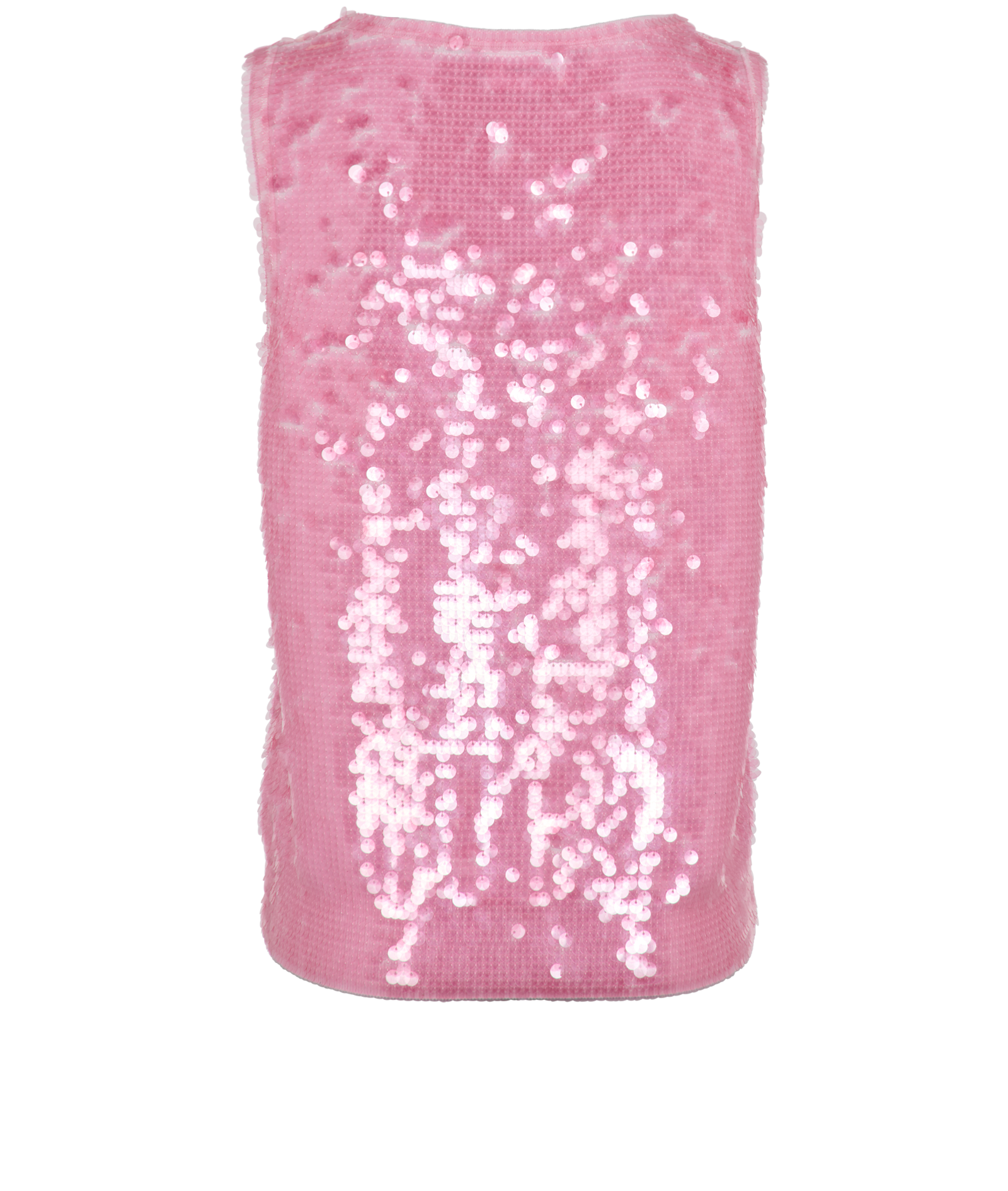DSquared2 Sequin Sleeveless Top, &pound;150, Clothing, Pink, Polyester, Back view