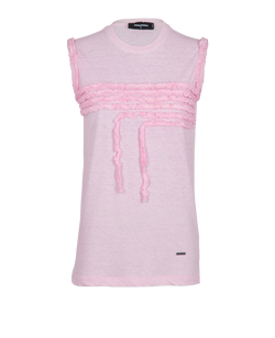 DSquared2 Sleeveless Top, Cotton, Pink, Sz S, 1*